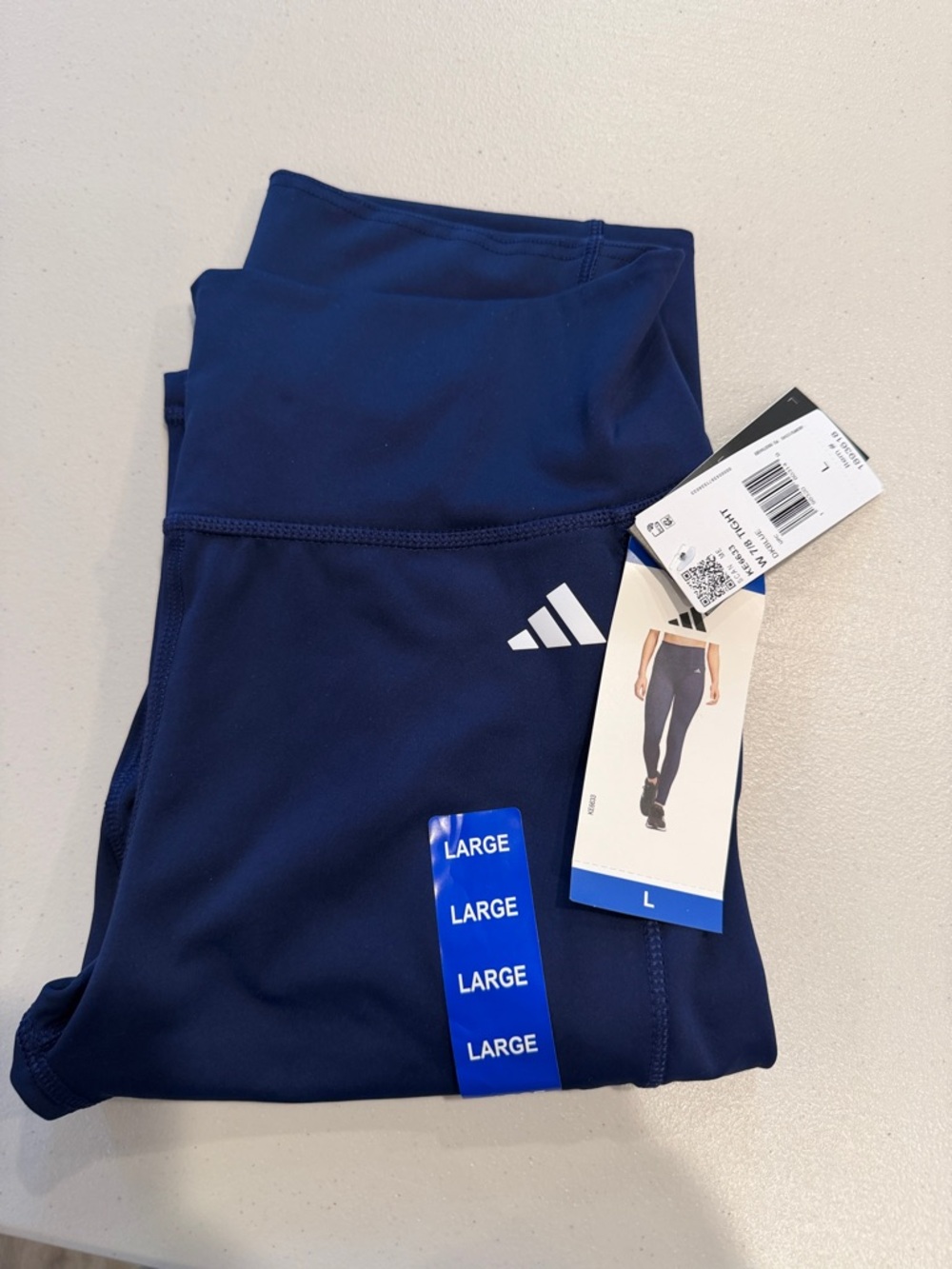 adidas Navy Women's High-Waist Leggings